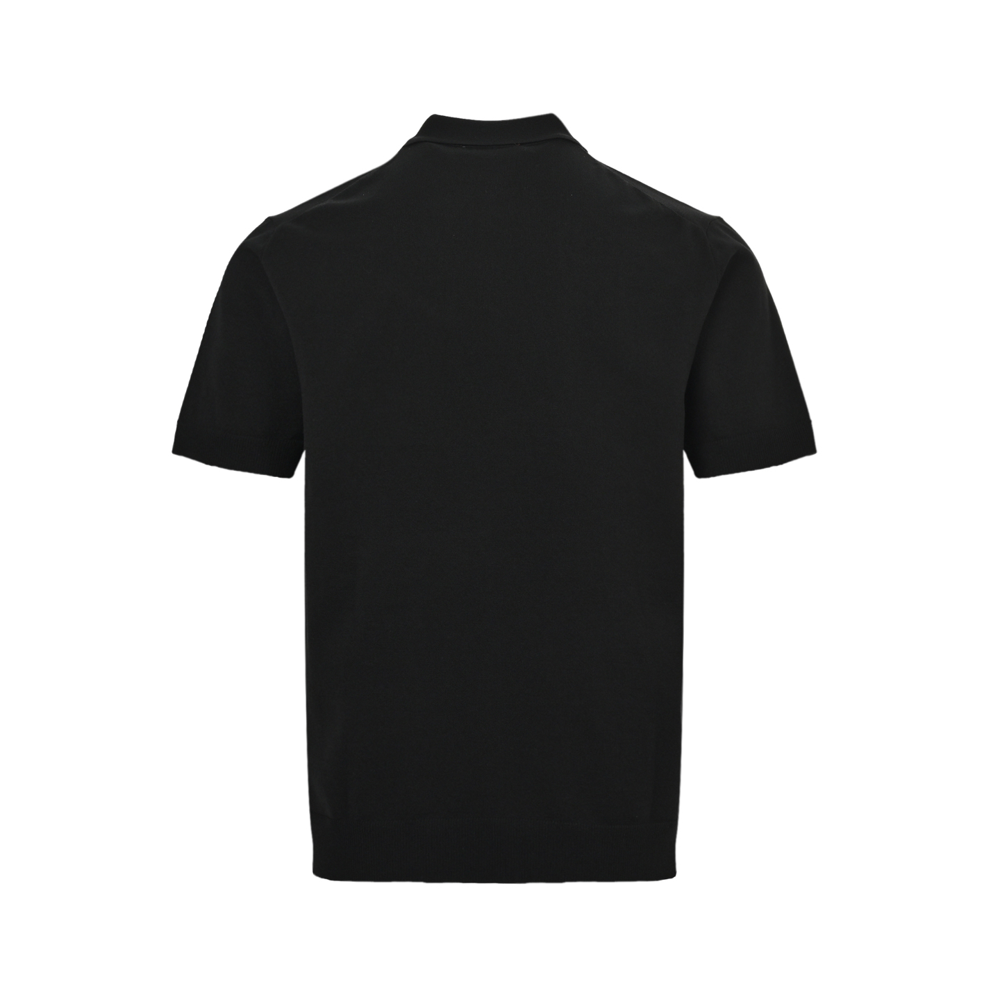 Gucci 25ss Pocket Lettering Intarsia Knitted Polo Short Sleeve