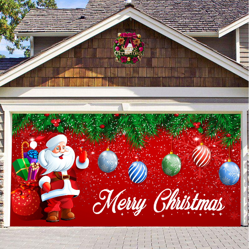 Hot Sale-2023 New Christmas Garage Door Decoration