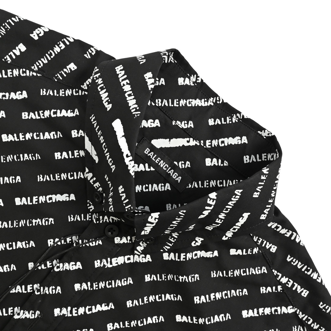 Balenciaga 24ss all-over lettering shirt