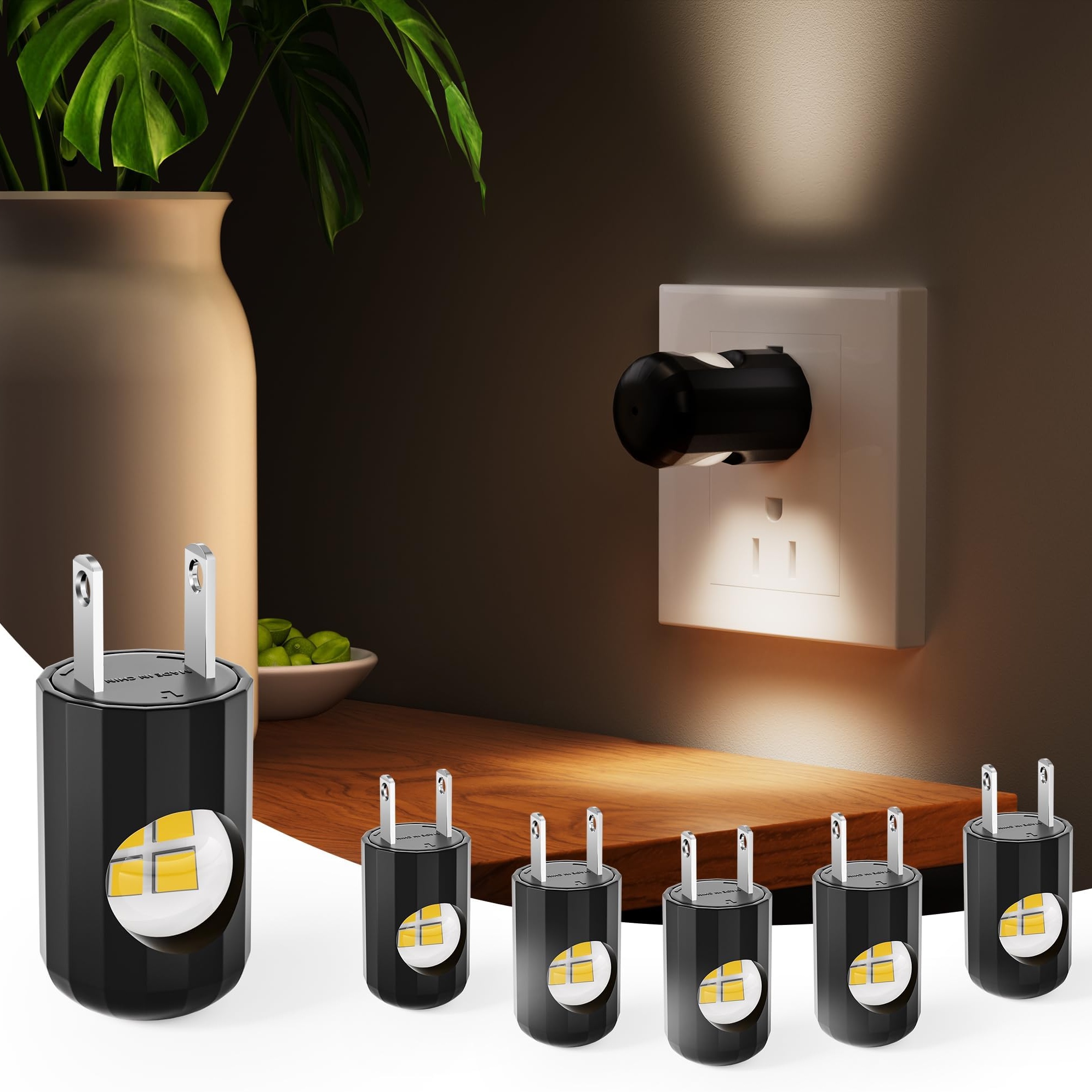 🔥On Sale🔥LED Night Light - Plug-in Wall Outlet Light with Sensor Dusk to Dawn