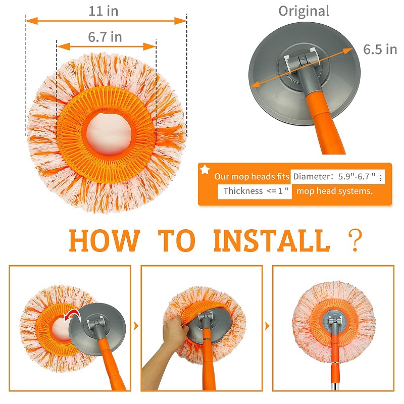 (🔥Last Day Promotion-SAVE 50% OFF) 360° Rotatable Adjustable Cleaning Mop --Buy 2 SETS FREE SHIPPING