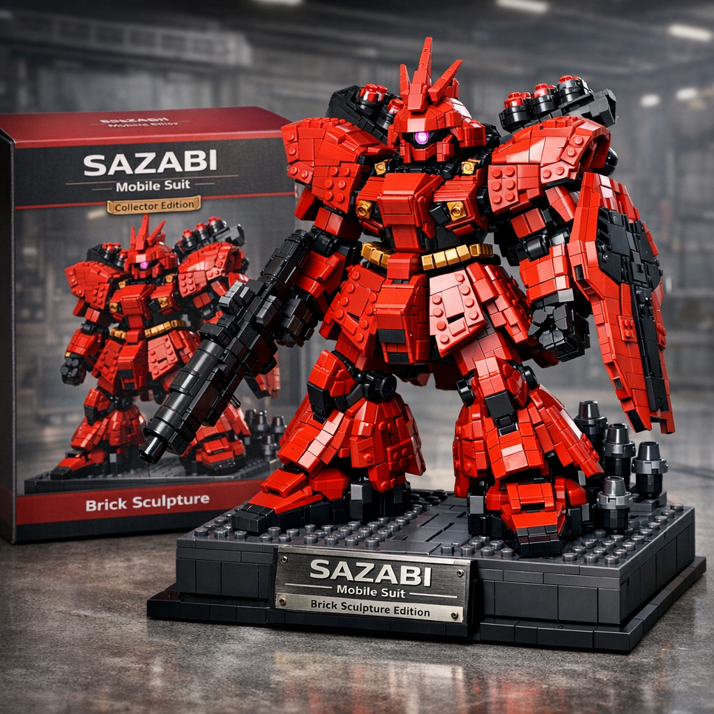 Sazabi Mobile Suit Brick Set