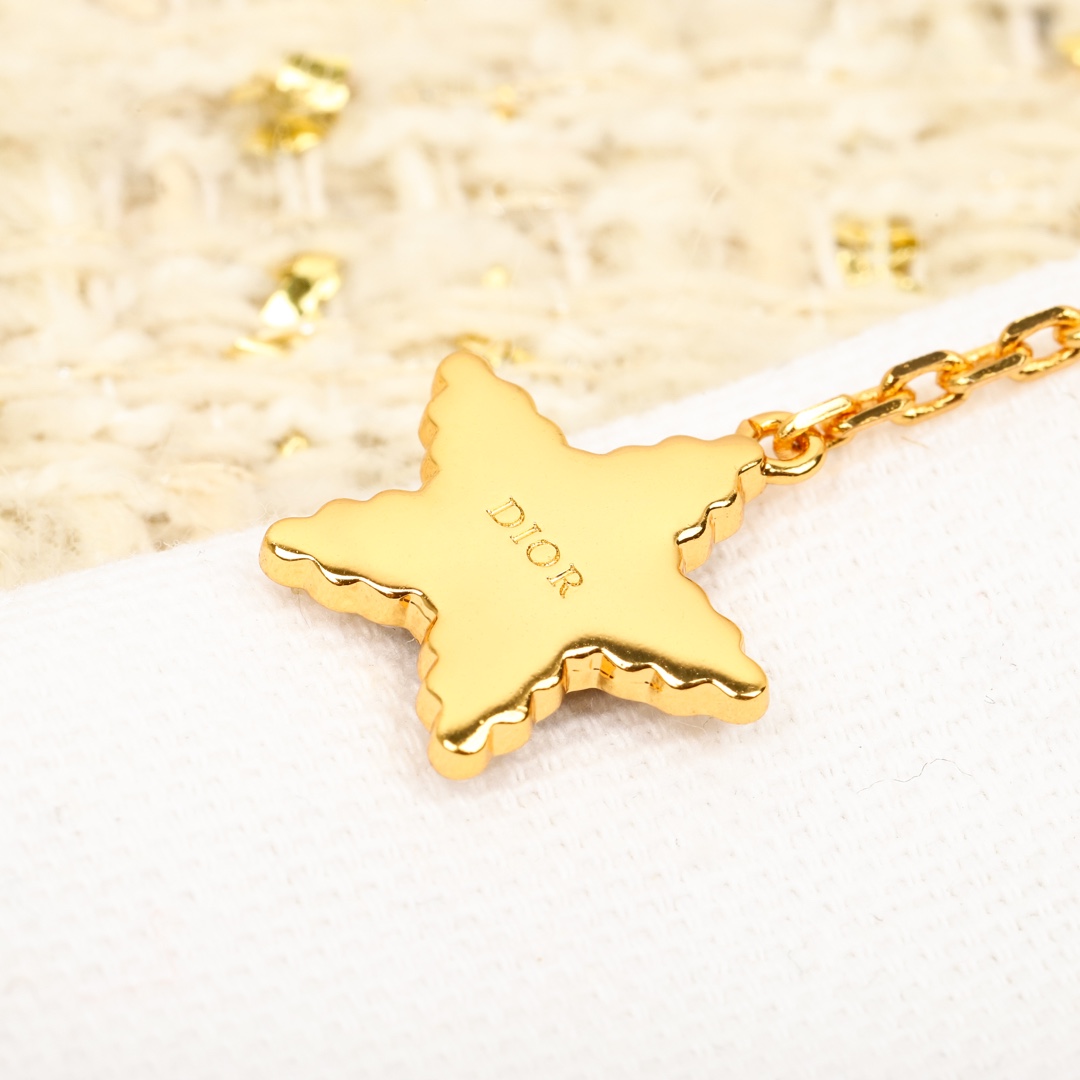 Dior Pentagram Earrings