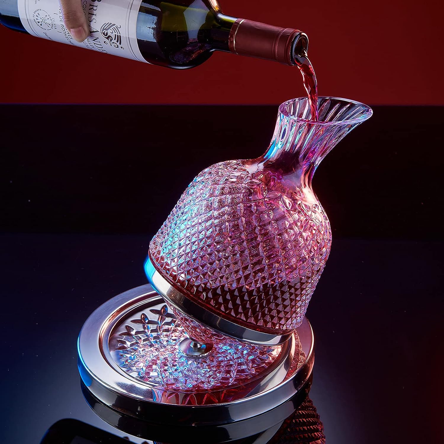 🌲Early Christmas Sale 50% OFF - 【Tiktok Hot Sale】🔥2023 New Spinning top wine decanter--🔥FREE SHIPPING🔥