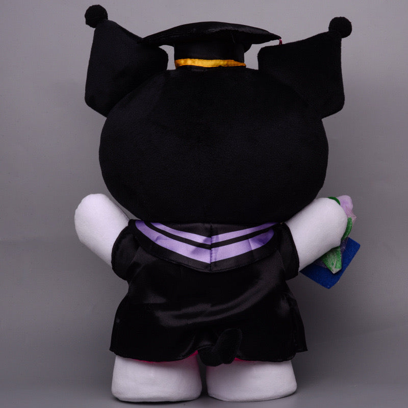 Sanrio Gift Cute Graduation Plush Boys Girls Class of 2024 Plushies Toy Congrats Party Plush Favors (14inch)