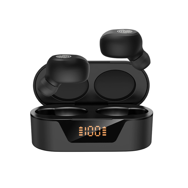 TWS Waterproof Headset Wireless Sport Headset , Mobile Phone Hi Fi Stereo Music With Microphone Noise Reduction Display For Moblie Phone.  Goodlooking Thoughtful Gift For Men/Women/ Girlfriend/Boyfriend/Friend/Birthday Gift