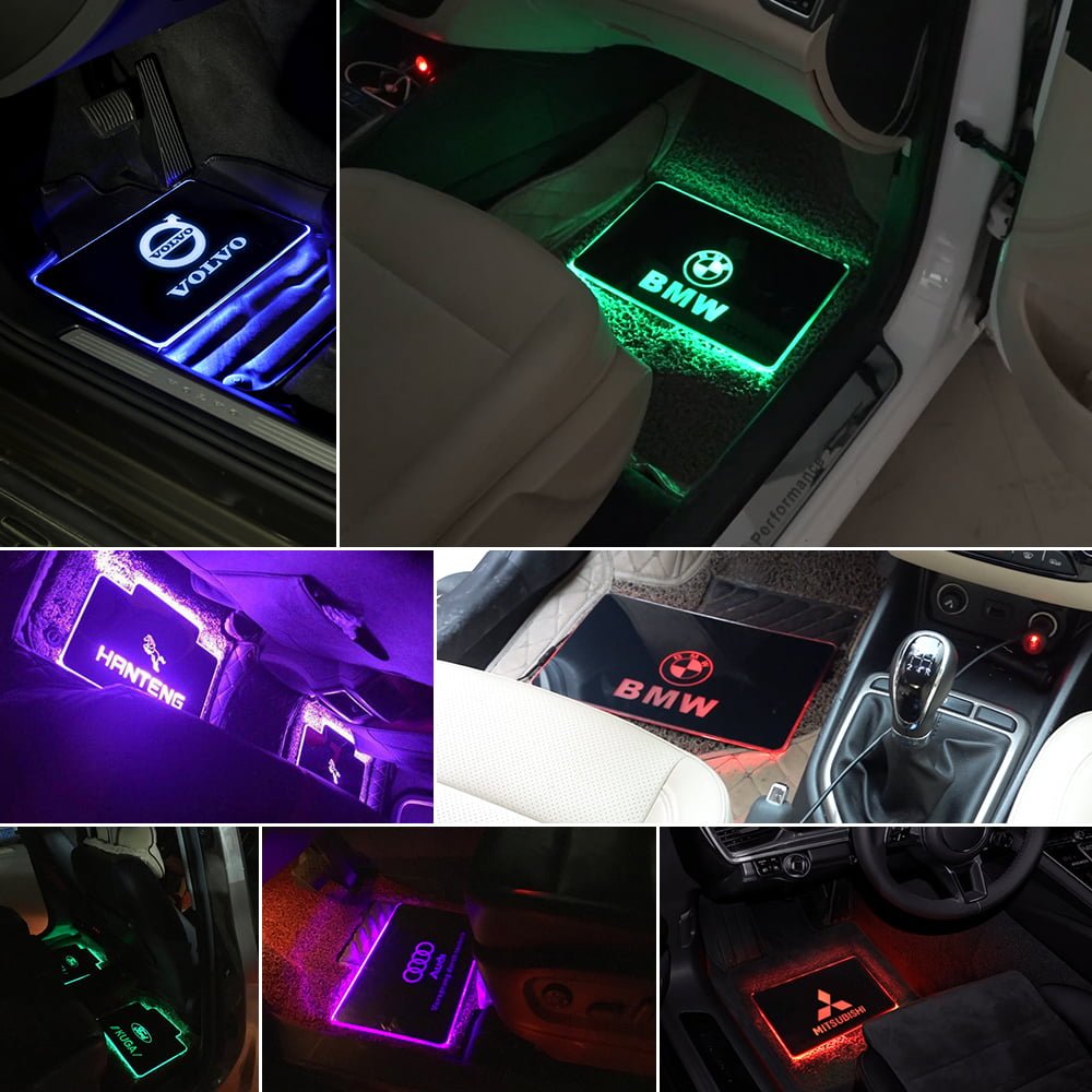 Car Interior Floor Mat Ambiance Light