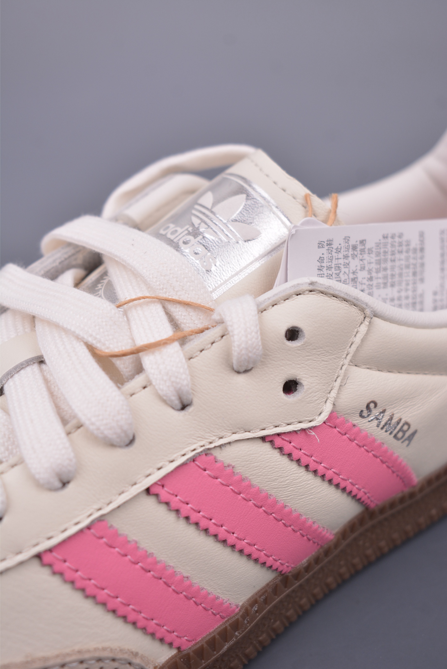 Adidas Originals Samba OG sneakers off-white powder rubber sole IG1962