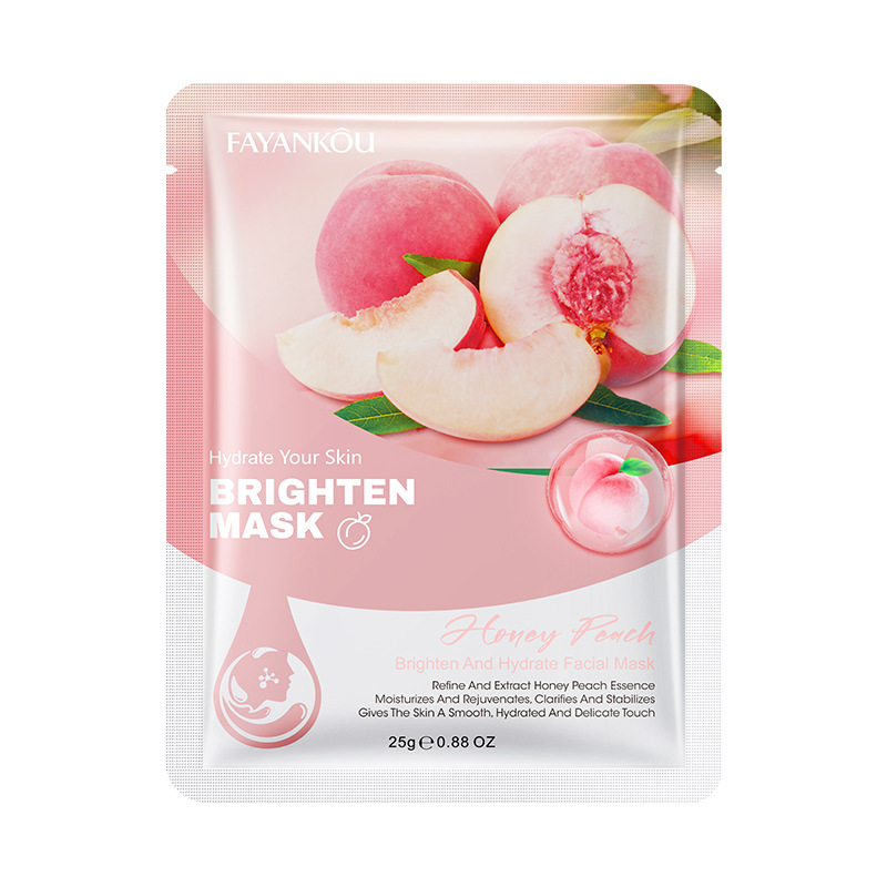 Plant fruit mask moisturizes and hydrates the skin, deeply soothes the skin, and provides long-lasting moisturizing