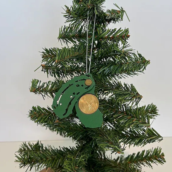 Dollar Coin Christmas Pickle Ornament - Hidden Ornament Gift