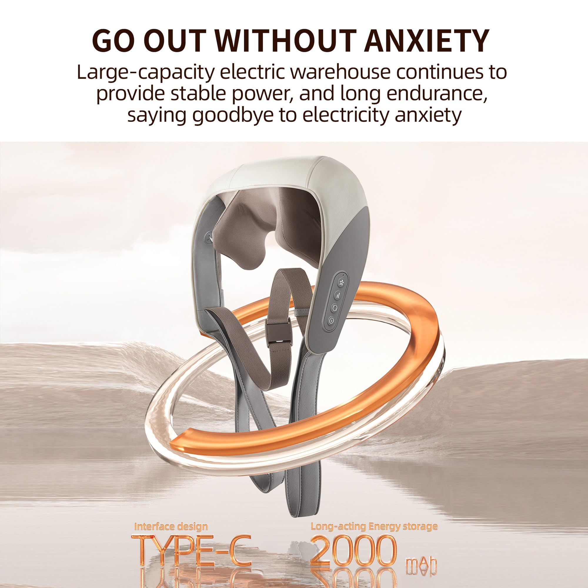 🔥Mother's Day Sale - 50% OFF🔥Shiatsu Back Shoulder and Neck Massager for Pain Relief Deep Tissue