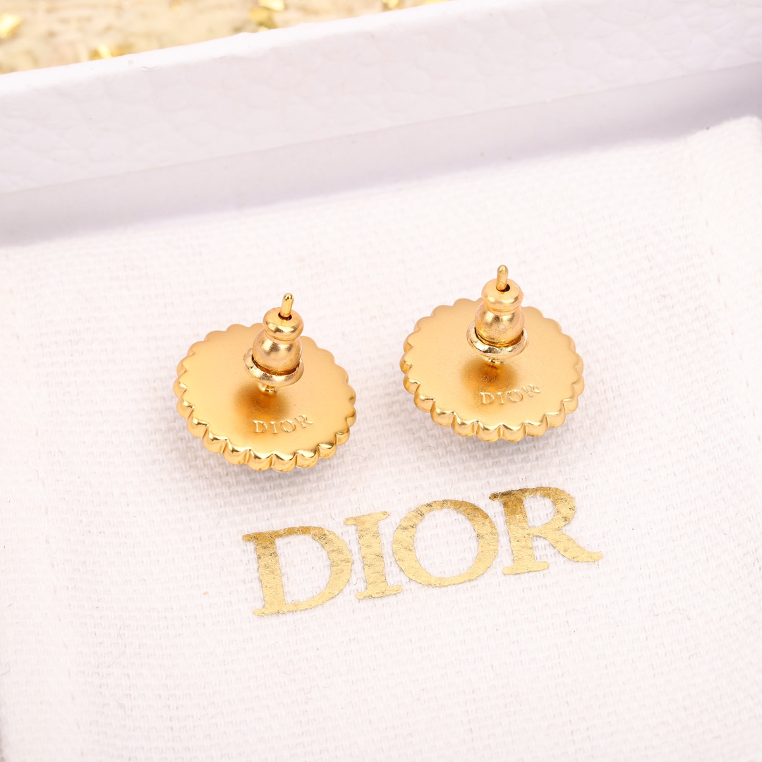 Dior glass bead earrings