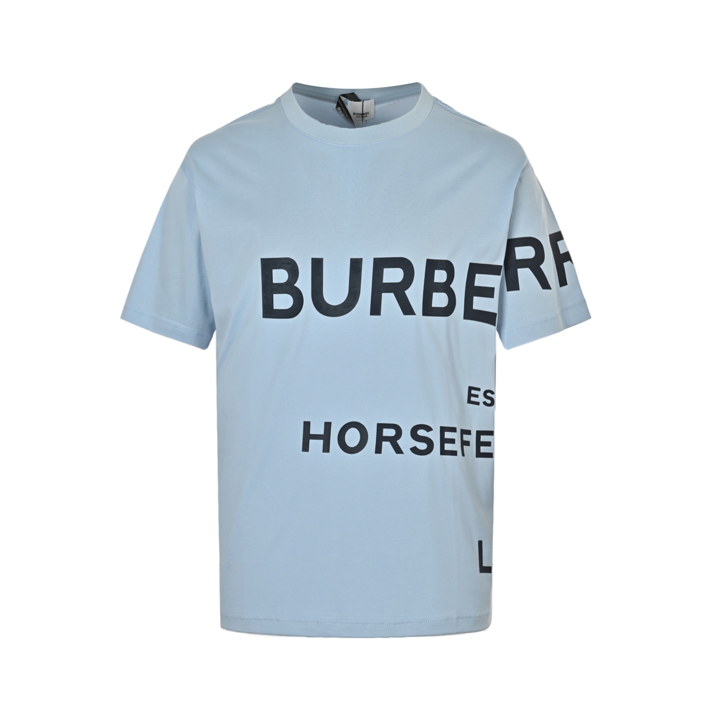 Burberry thick rubber letter logo print short sleeves