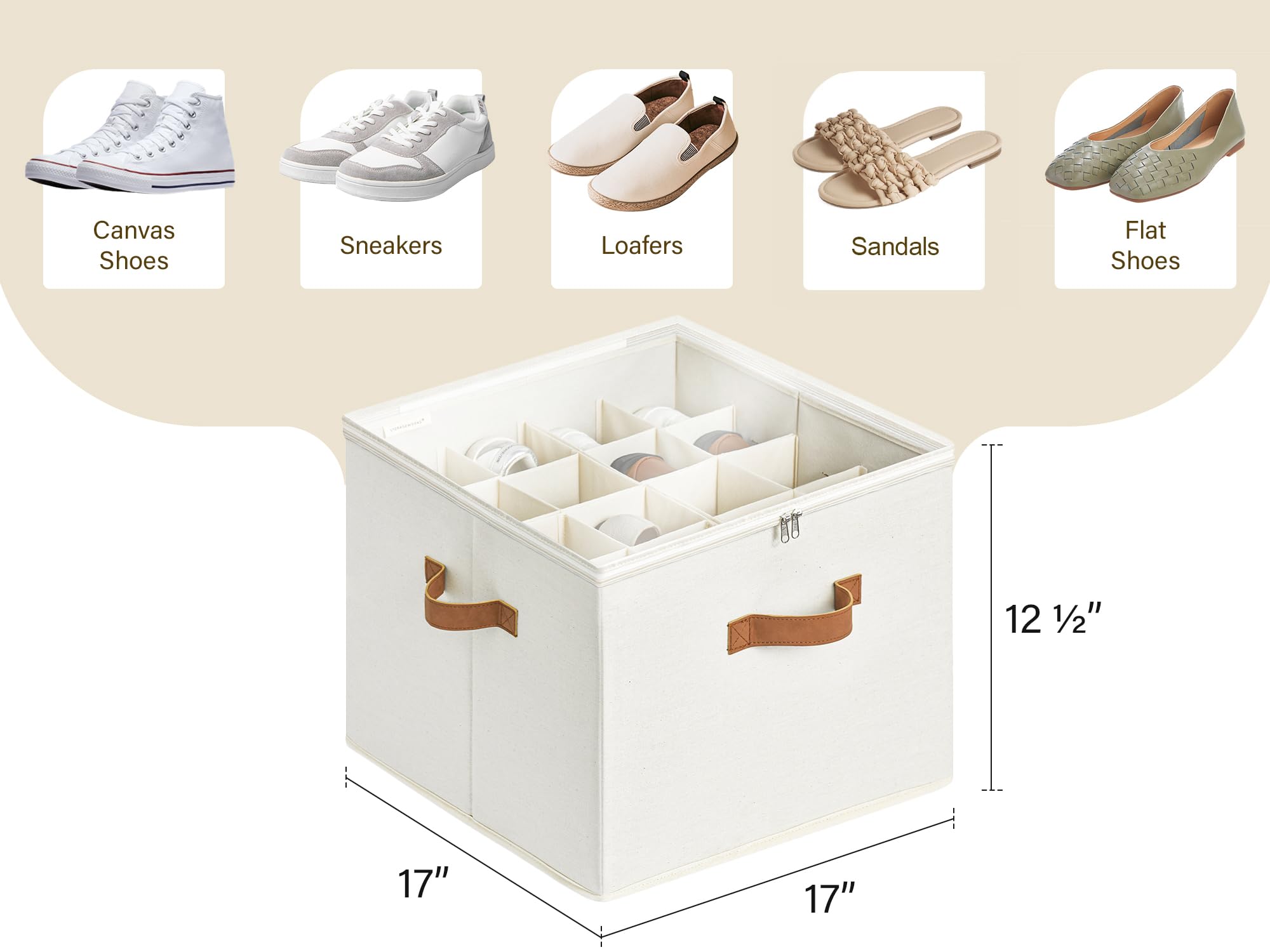 👍Last Day Promotion 60% OFF💥Extra Large Shoe Organizer for Closet - Limited time Free shipping📦