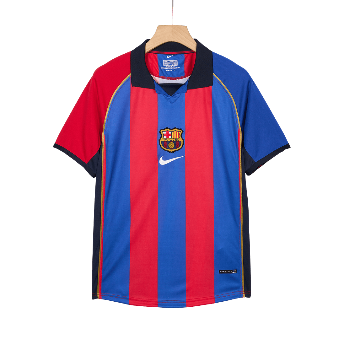Barcelona Retro Home Football Shirt 2001/02 | Best Football Store