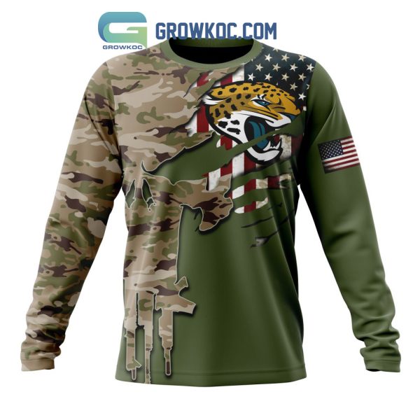 JACKSONVILLE JAGUARS 3D HOODIE VETERANS DAY