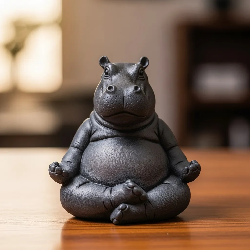 🦛✨Clumsy Yoga Master Hippo