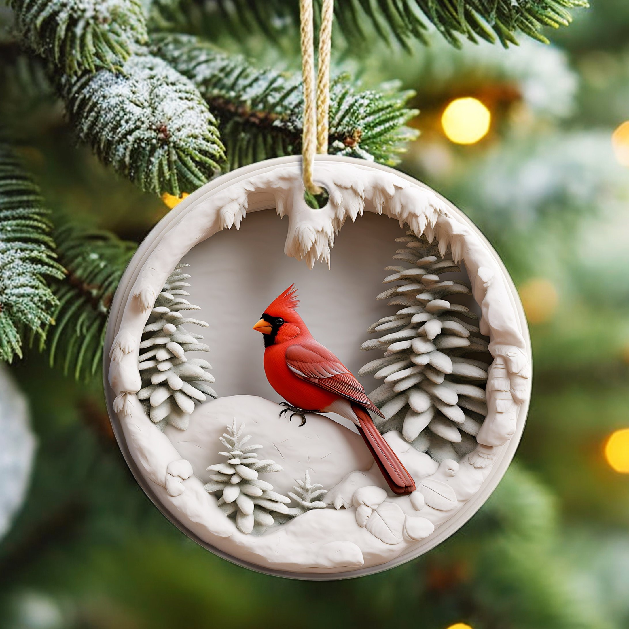 3D Christmas Sublimation Ornaments