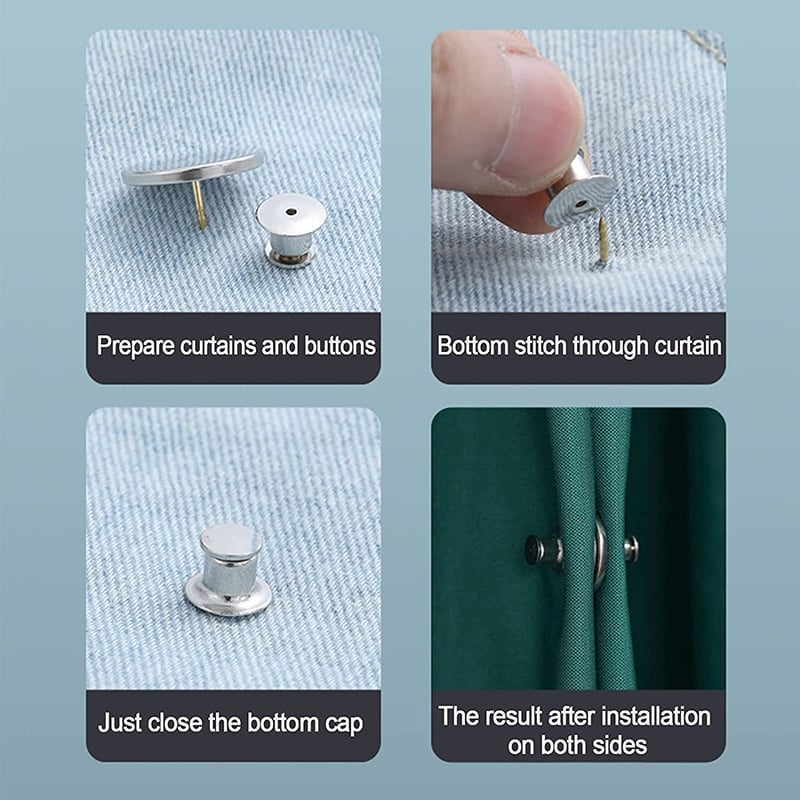 (48% OFF) Magnetic Curtain Clip - 4 PAIR/SET
