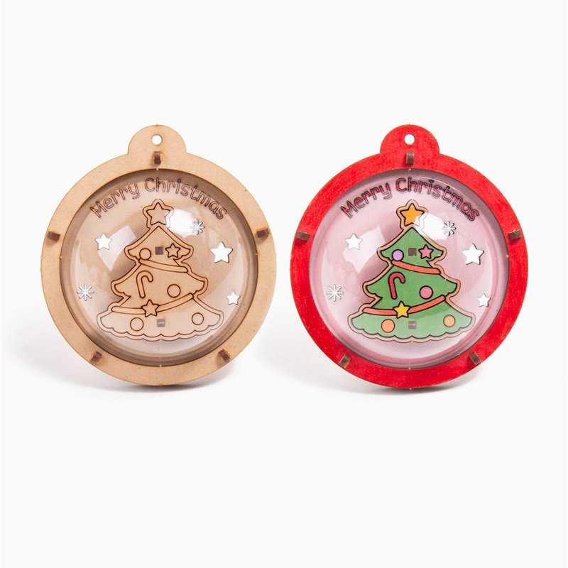 🎅EARLY CHRISTMAS SALE - 50% OFF🎄😍Wooden DIY Christmas Ornaments🎄-⏰BUY 6 GET 20% OFF & FREE SHIPPING