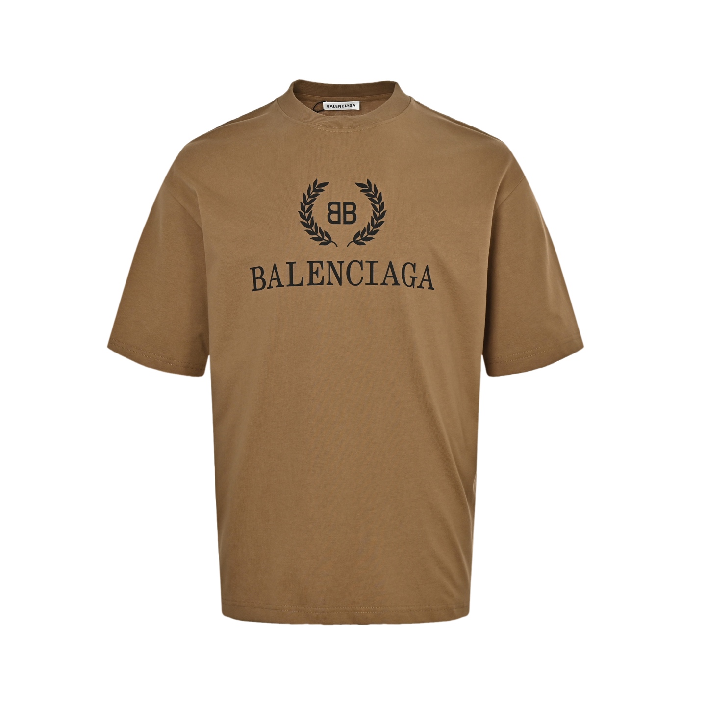 Balenciaga wheat ear logo print short sleeves