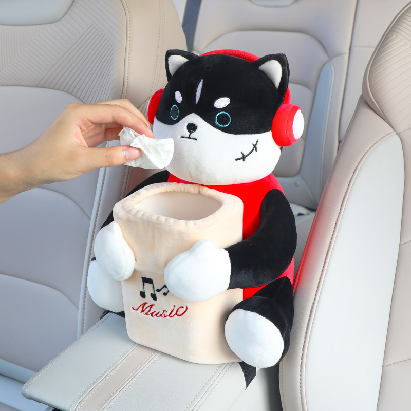 🐶🐼Cute multifunctional tissue box trash can animal dolls🔥 (Flash Sale - 50% Off)