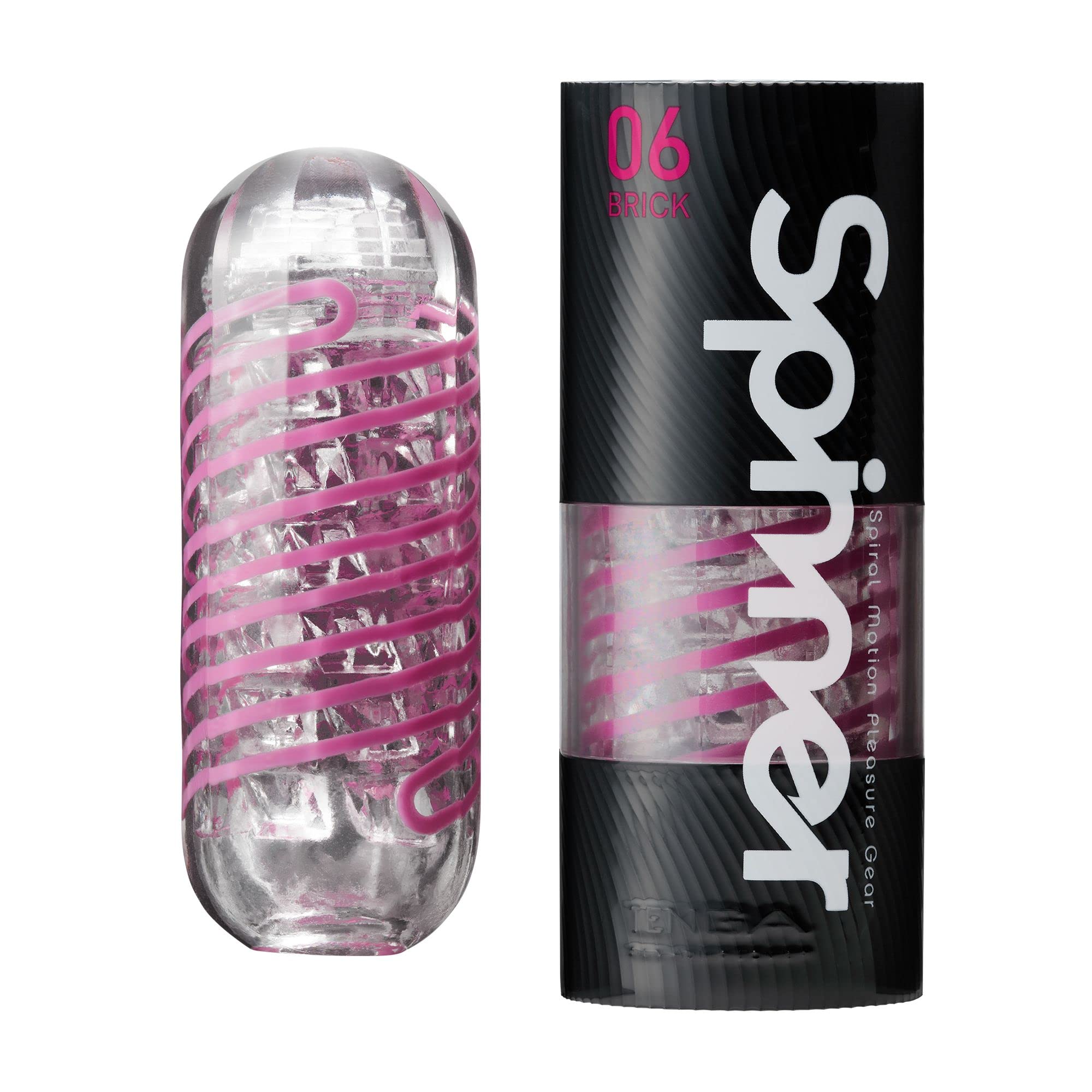 Brick Spiral Motion Stroker – Reusable Textured Masturbator for Deep, Realistic Pleasure