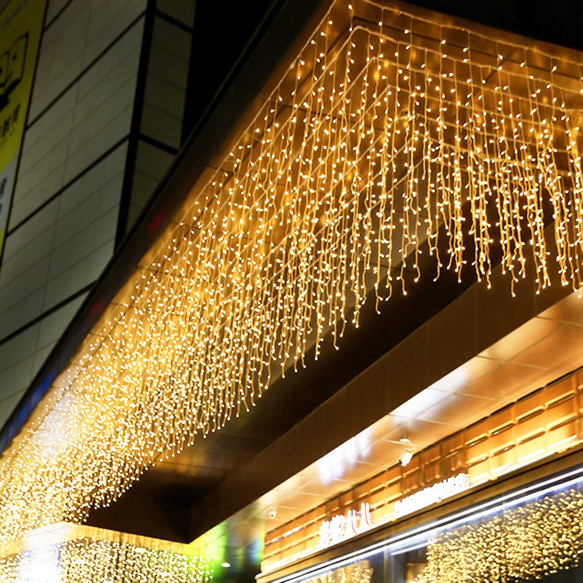 🎄CHRISTMAS ON SALE🔥Outdoor Curtain String Lights with 8 Shining Modes