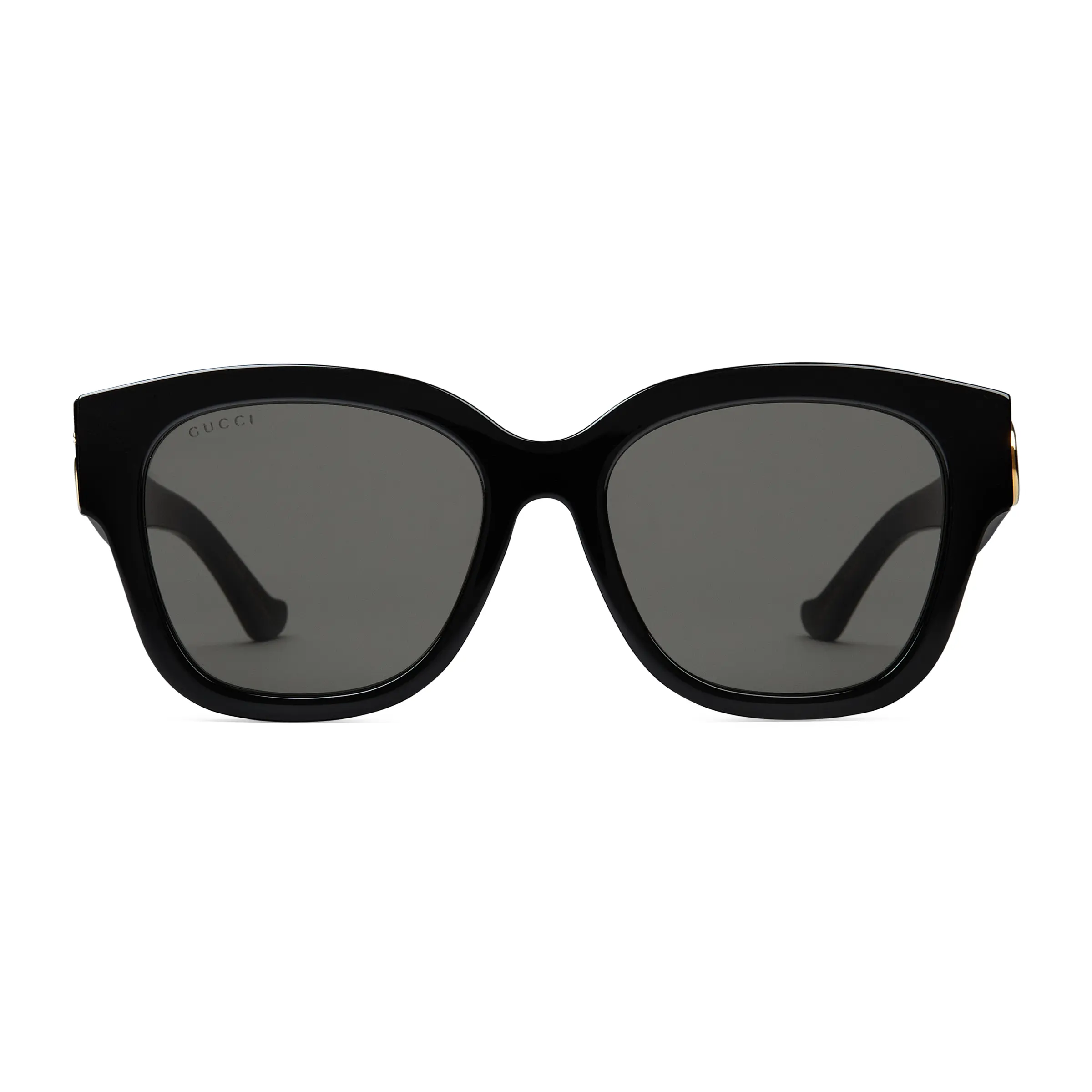 Gucci low bridge round frame sunglasses