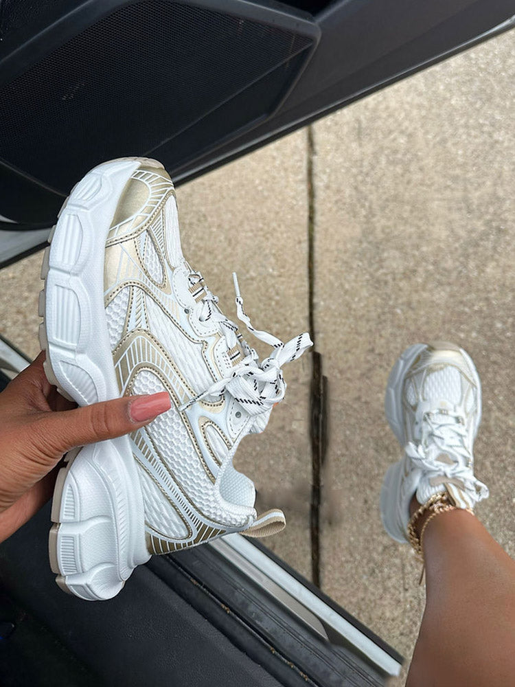 Sporty Mesh Sneakers