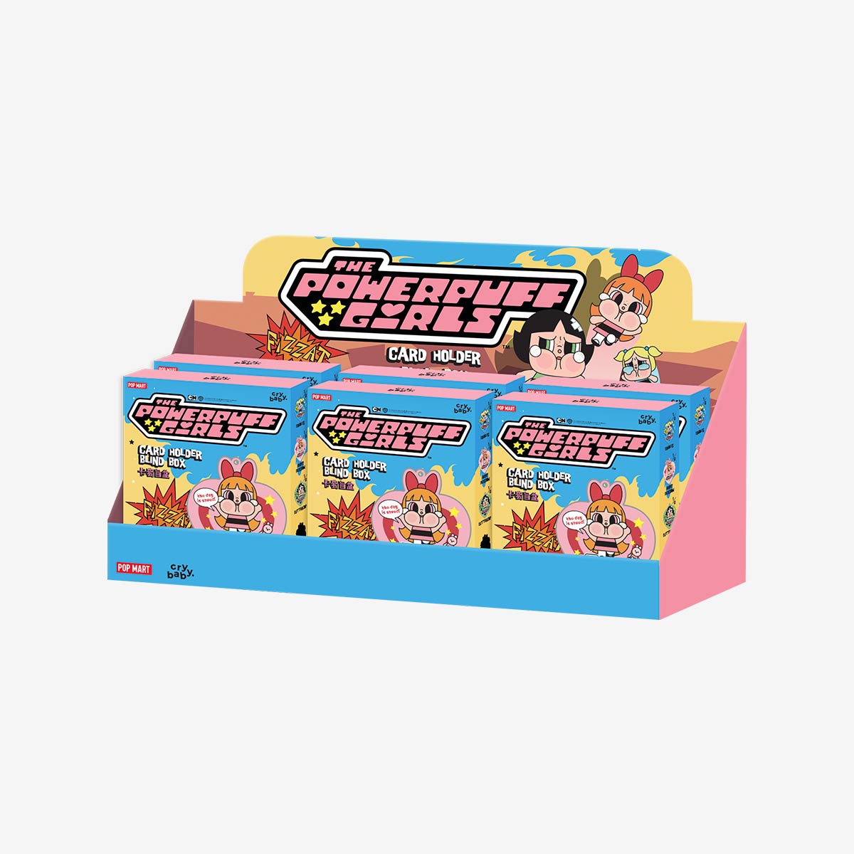 POP MART CRYBABY× Powerpuff Girls Series-Card Holder [1 Blind Box]