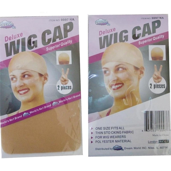 Mesh / Net Wig Cap Hat Nylon Stretch Elastic Snood 2Pcs