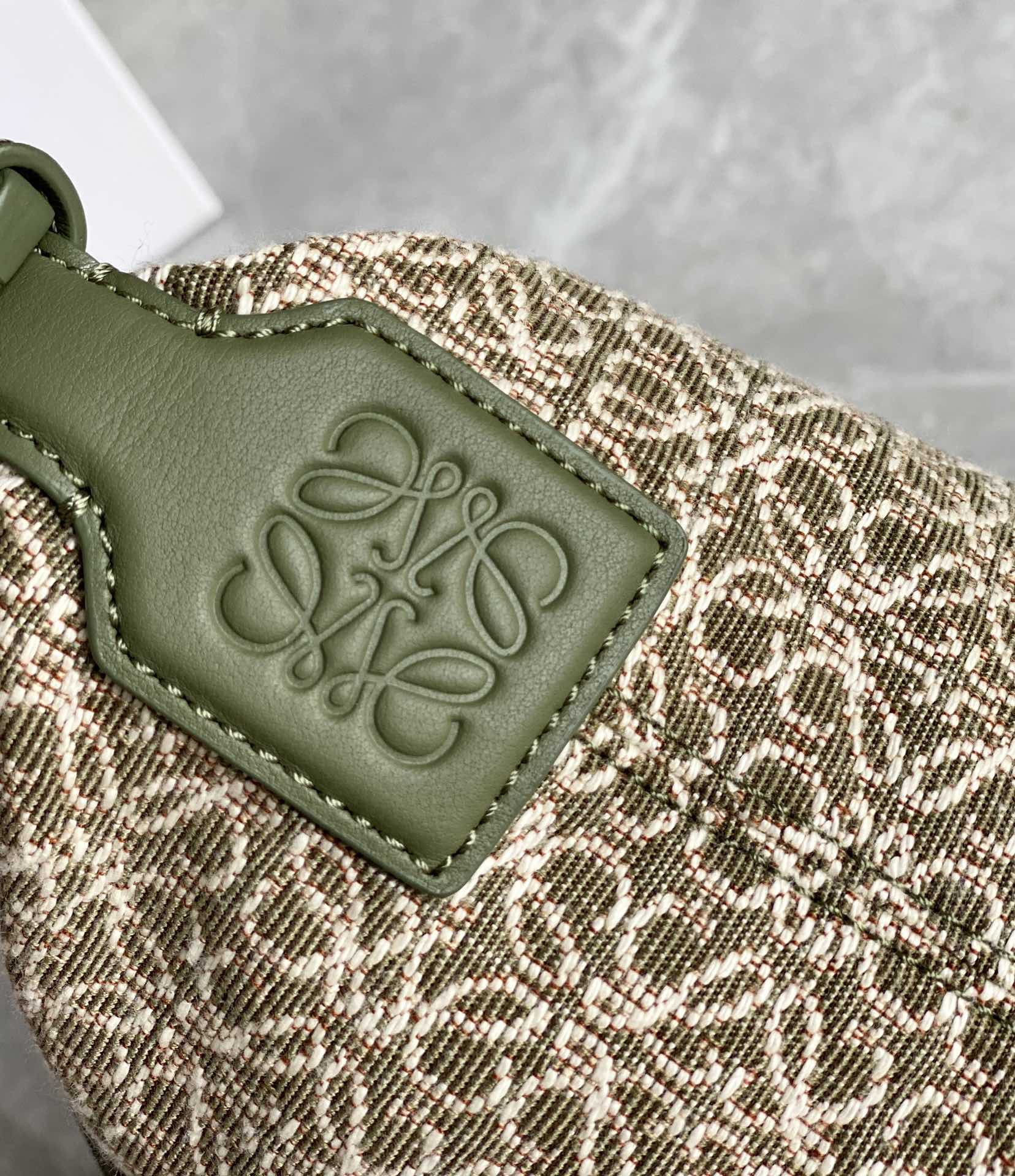 Loewe Cubi Embroidered Underarm Bag 0559