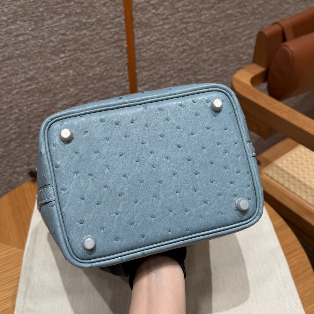 Hermès Picotin 75 Blue Jean (Handmade to order)