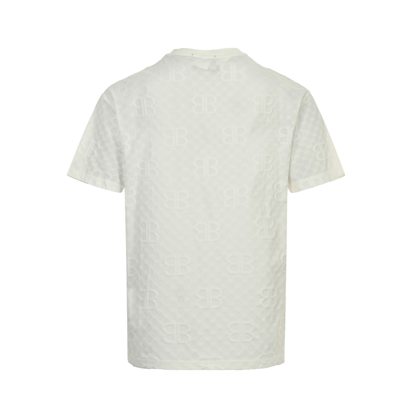 Balenciaga 25ss dark pattern full print double B jacquard short sleeve