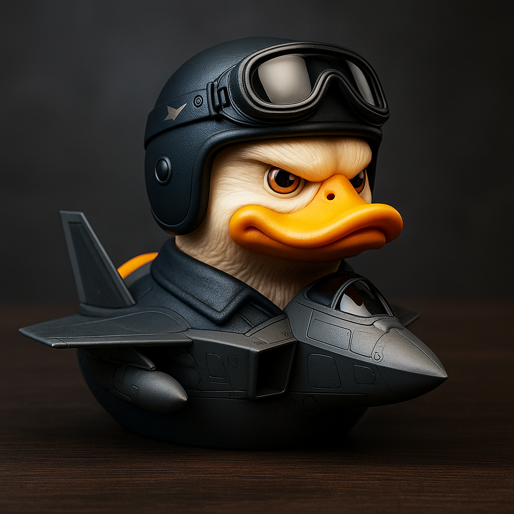 Pilot rubber duck