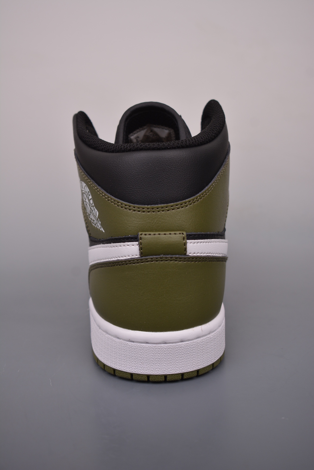 Air Jordan 1 Mid Black Green Toe DQ8426-092