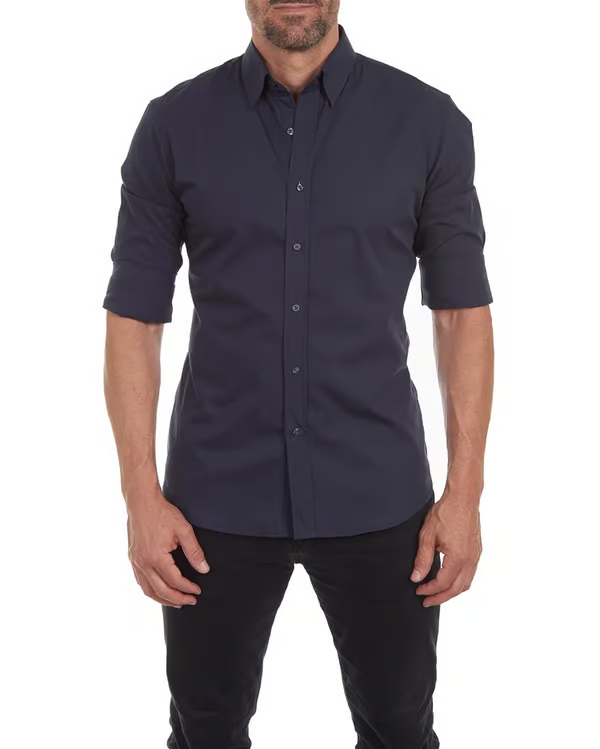 🔥 Last Day 70% OFF 🔥Oxford Stretch Zip Shirt (Buy 2 Free Shipping)