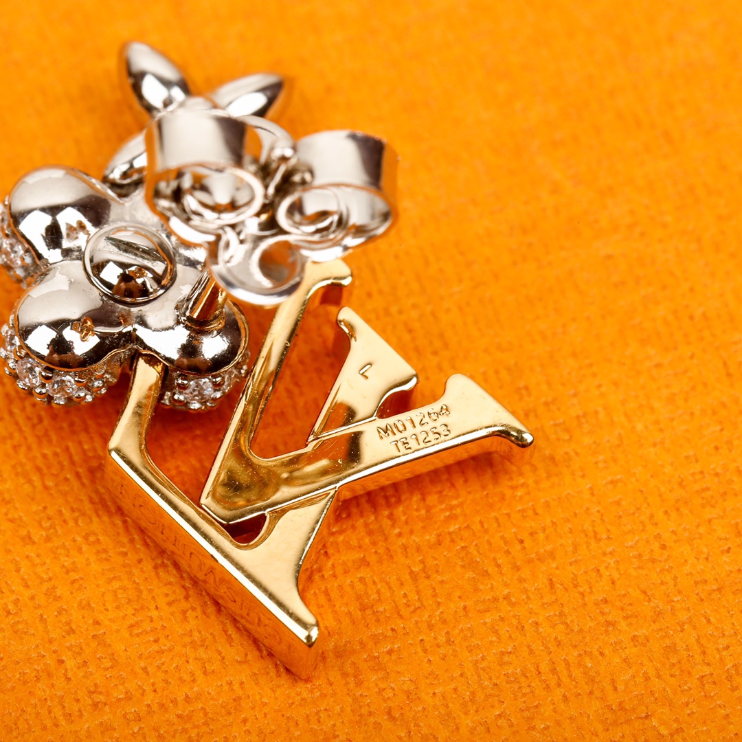 Louis Vuitton Mascot Diamond Earrings