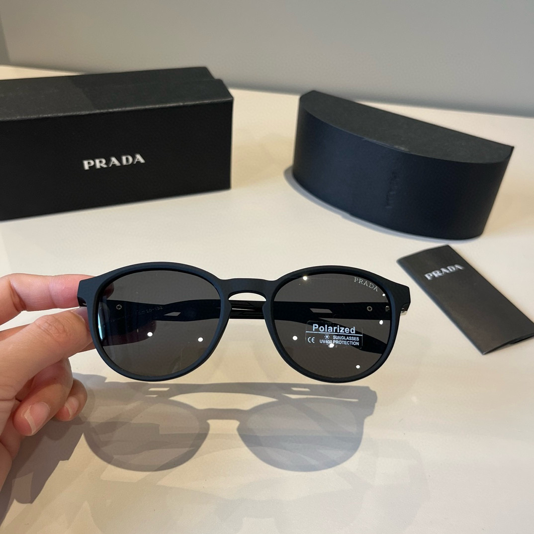 Prada round frame sunglasses