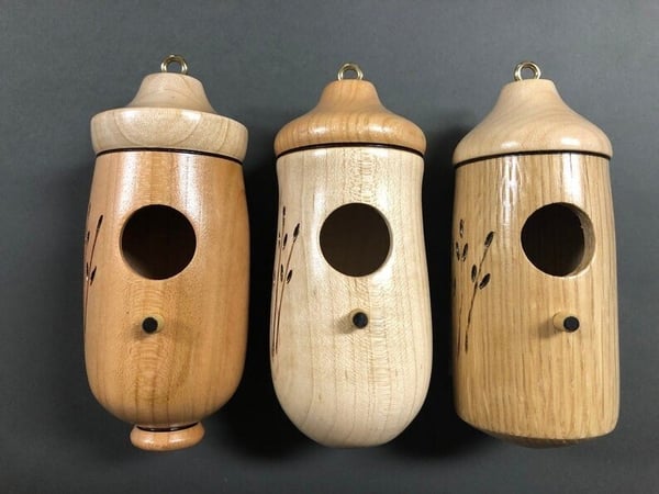 🔥Last Day Promotion-[SAVE 50% OFF]--Handmade Wooden Hummingbird House-Gift for Nature Lovers