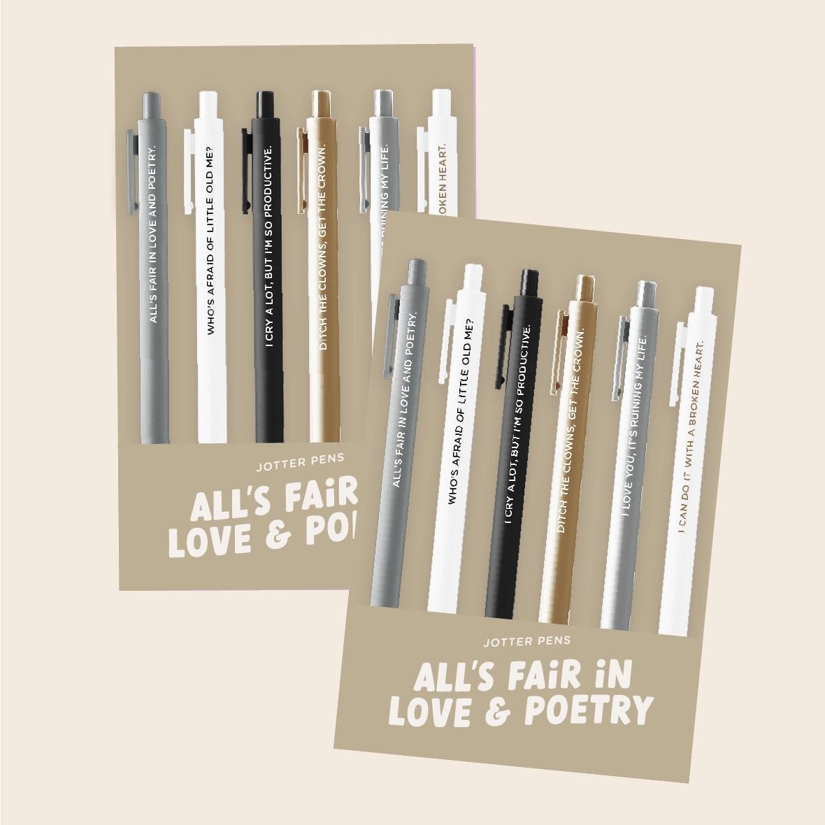 Jotter gel pens (taylor's version)