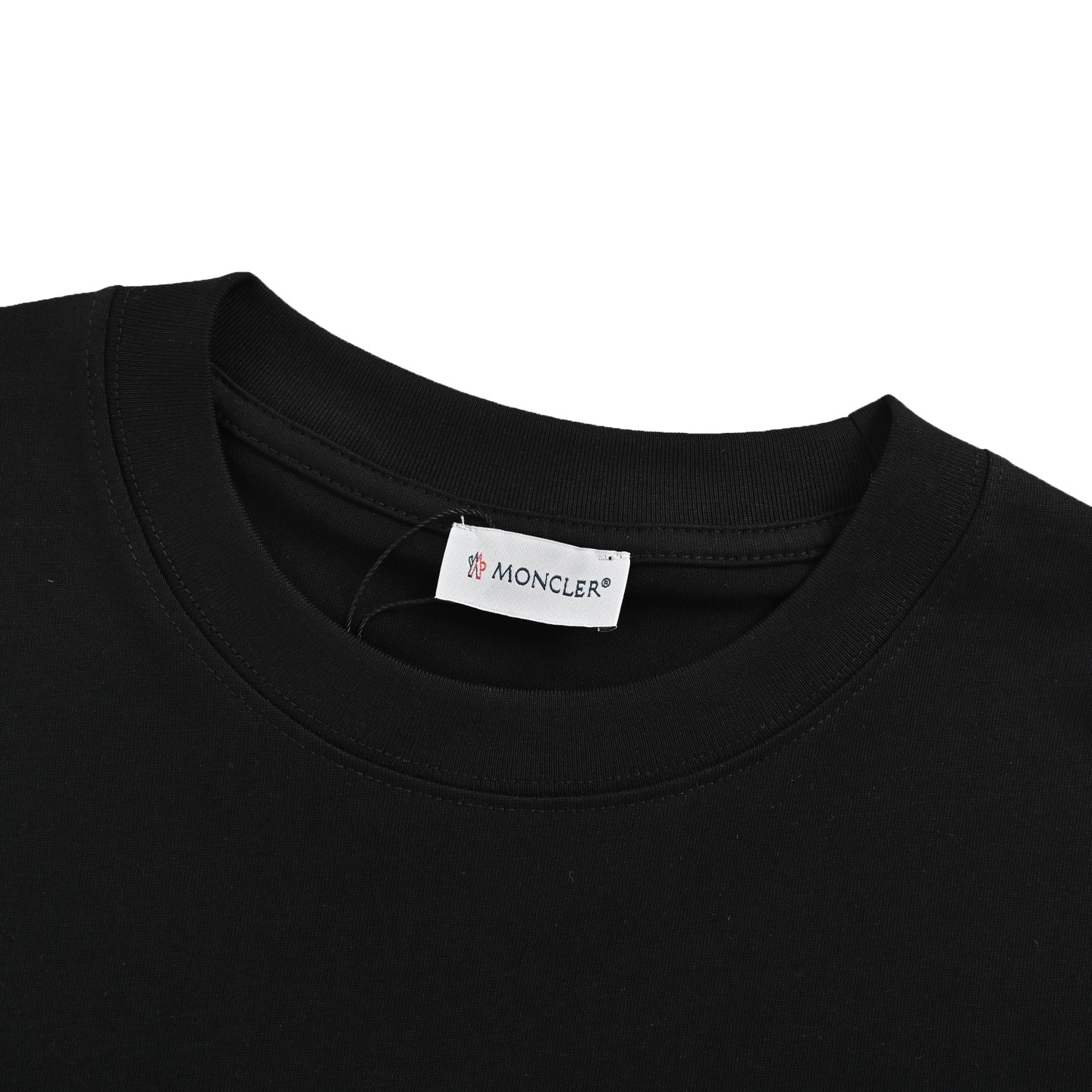 Moncler 25ss flocked logo laser printed short-sleeved shirt