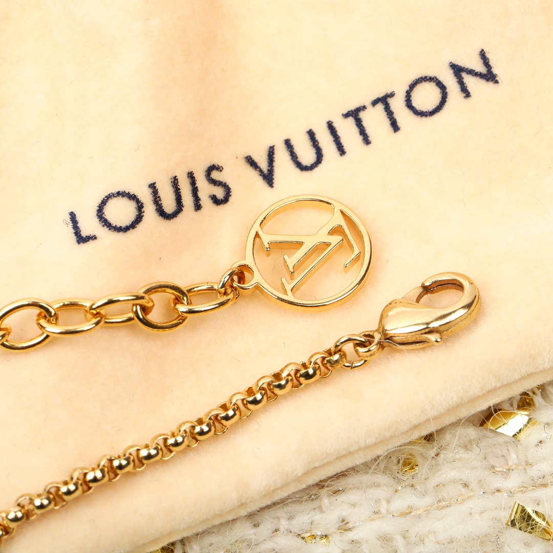 Louis Vuitton Alphabet Diamond Necklace