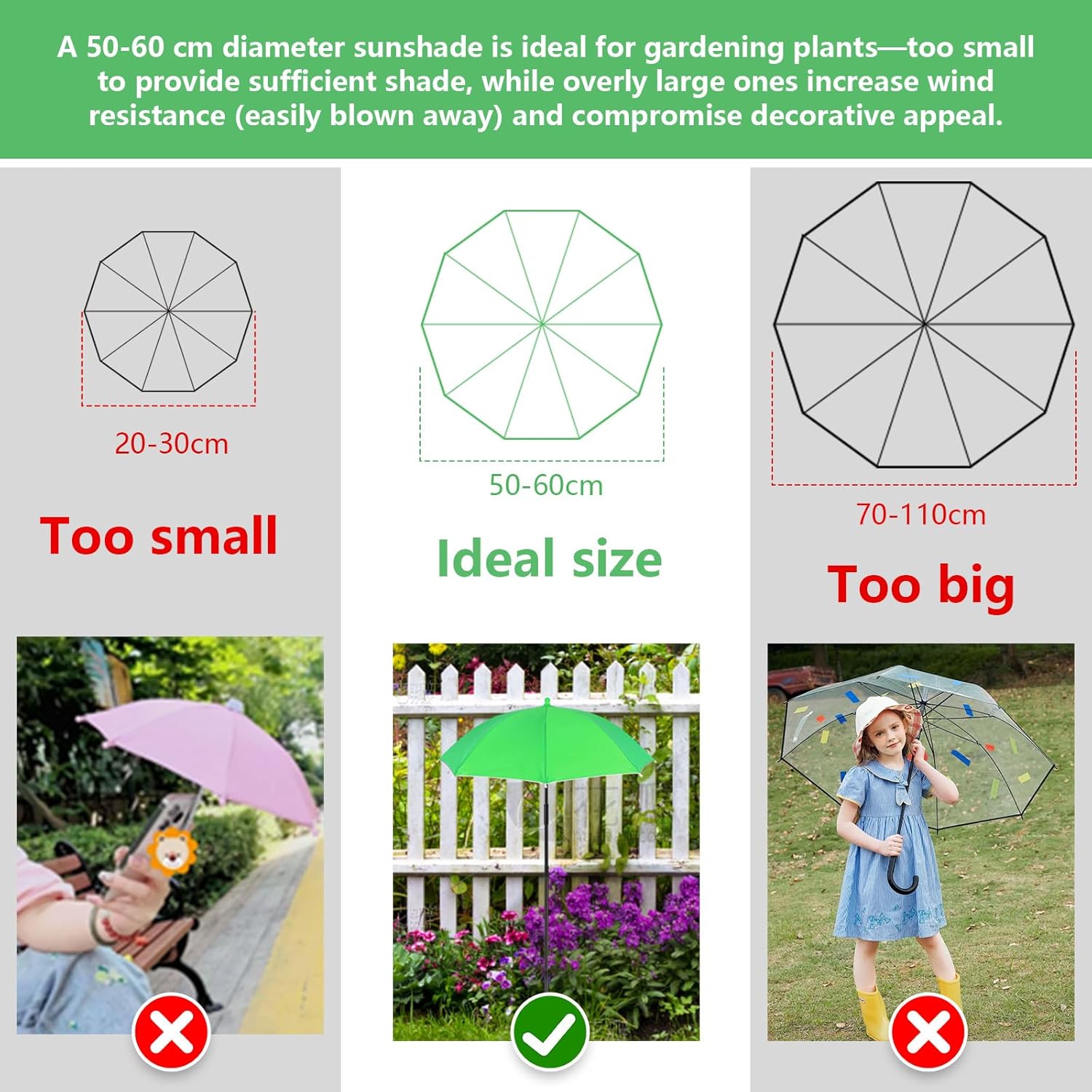 🔥ON SALE 59% OFF🔥Plant Umbrellas for Outdoor Plants