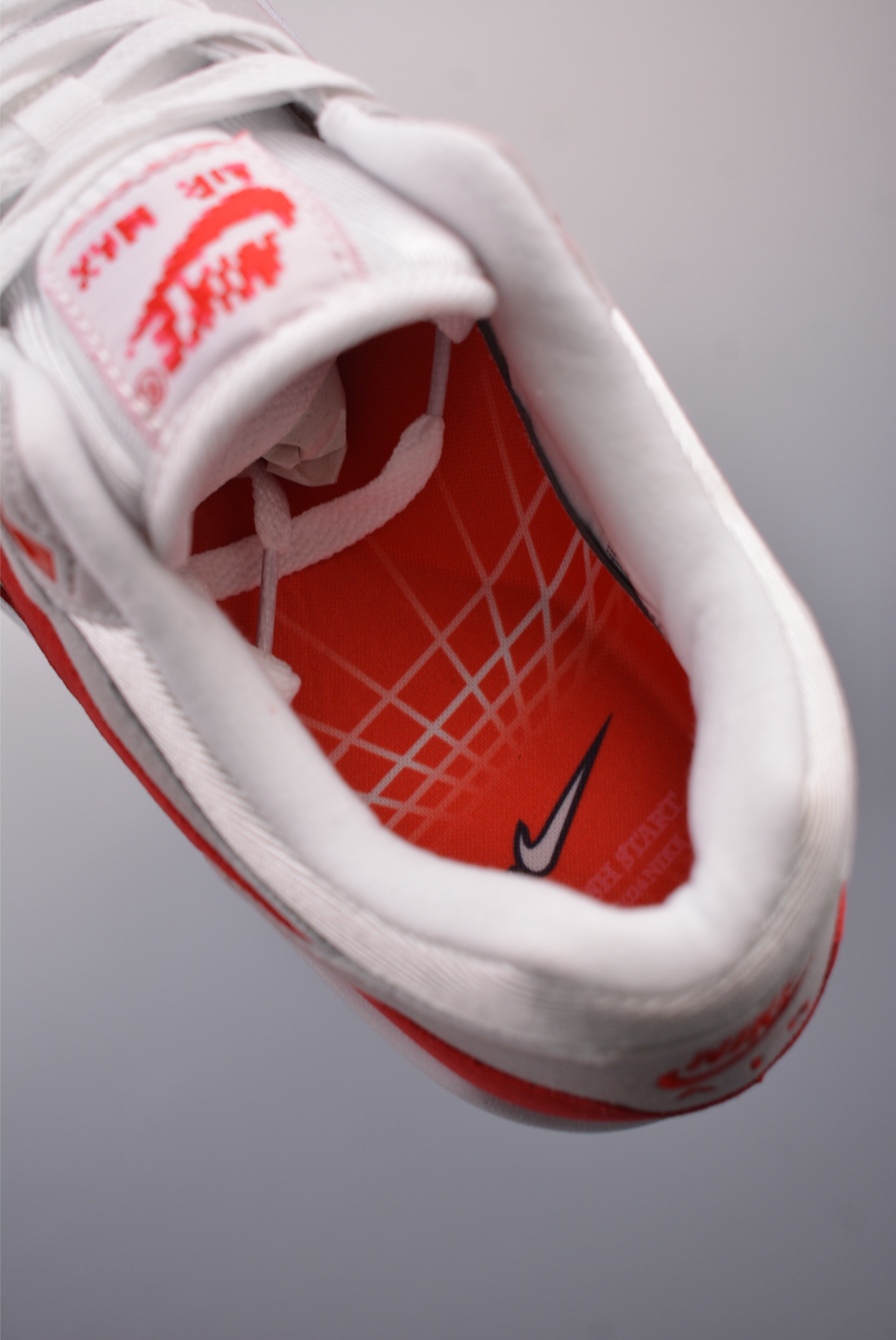 Nike Air Max 1'87 running shoes white, gray and red classic HQ5882-100