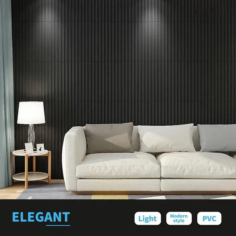 PVC Three - Dimensional Stereoscopic Decorative Wall Panels (11.8in*11.8in)