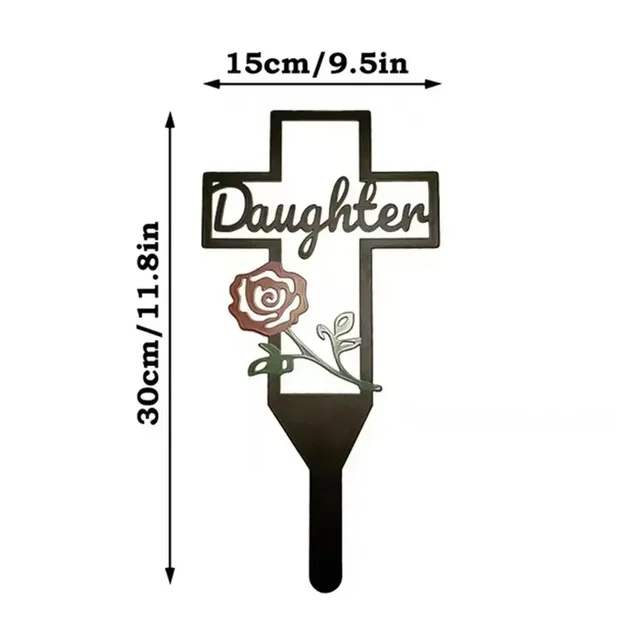 ✝️🙏Metal Cemetery Memorial Stake🔥Buy 2+ Get 10% OFF & FREE SHIPPING