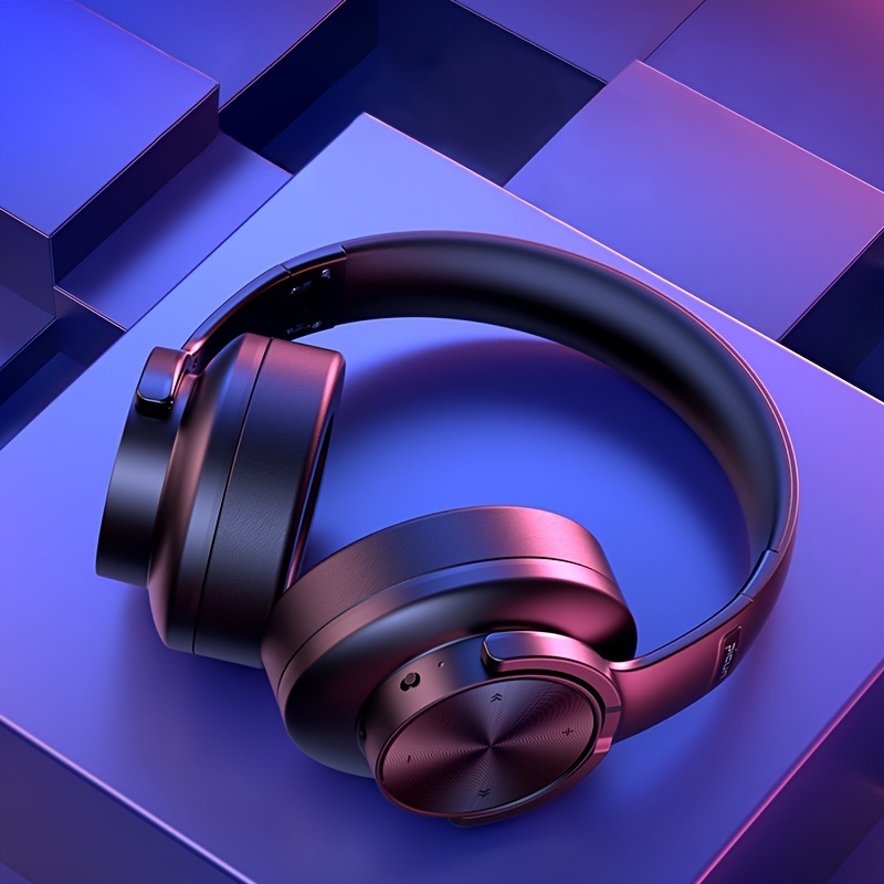 Wireless BT Headphones,HD Stereo Sound Over Ear Headphones With Built-in Microphones, Deep Bass 20 Hours Playtime, Fast Charge BT 5.0 Headset For Adults, School, Travel