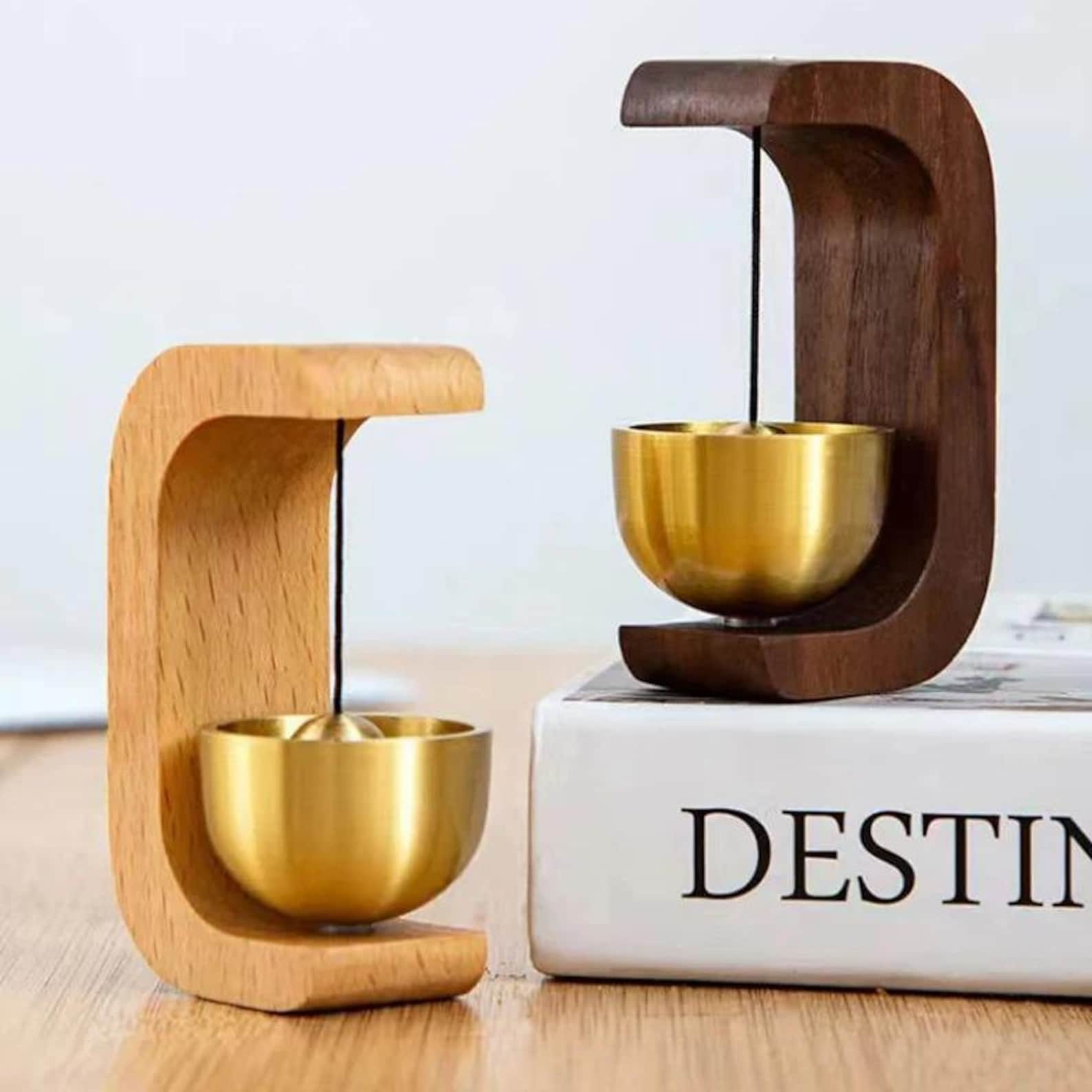 🎄CHRISTMAS ON SALE🔥Aesthetic Wooden Magnetic Brass Wind Chime Doorbell - Buy 2 Get Free Shipping